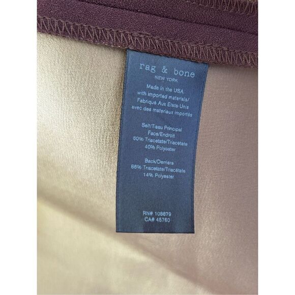 Rag & Bone Watson Short Sleeve Mini Dress Women's Size 6 - Picture 4 of 9